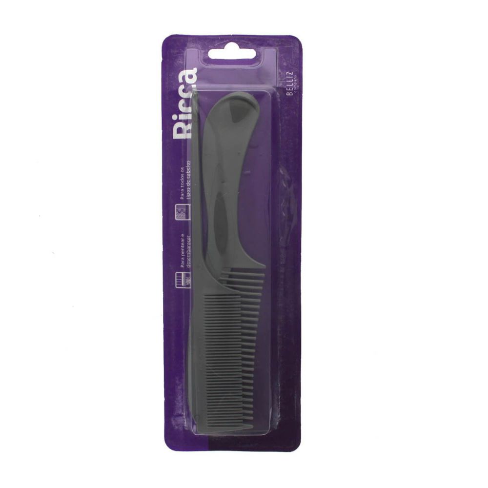 Conjunto Pentear e de Cabelo Ricca 2 Unidades Pentear e Grande e Pentear e de Cabo Fino