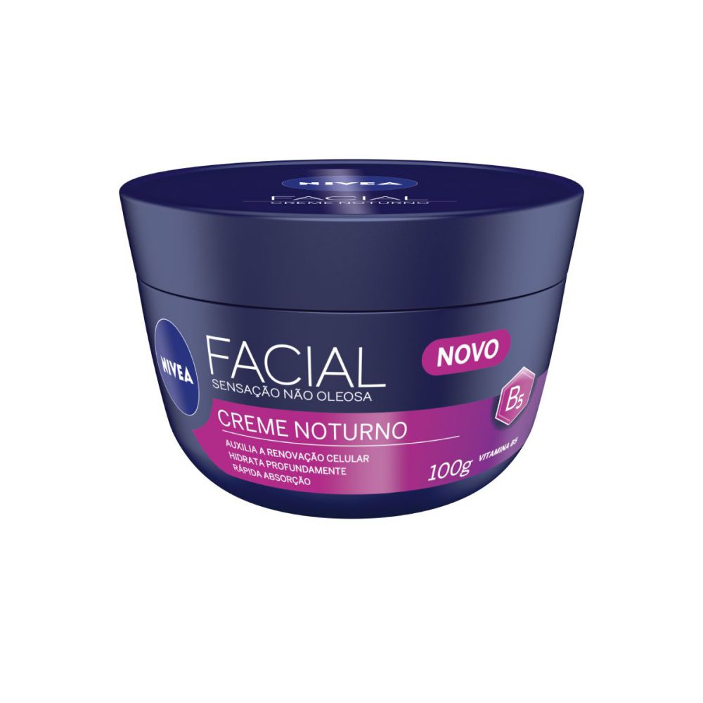 Creme Hidratante Facial Nivea Noturno com 100G
