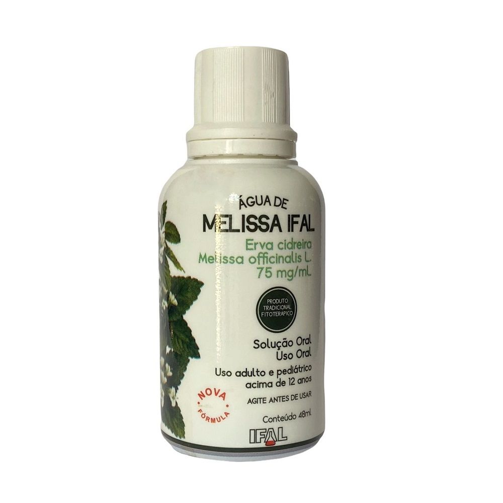 Água De Melissa Ifal 0,65mL/mL Frasco Com 48mL De Solução De Uso Oral