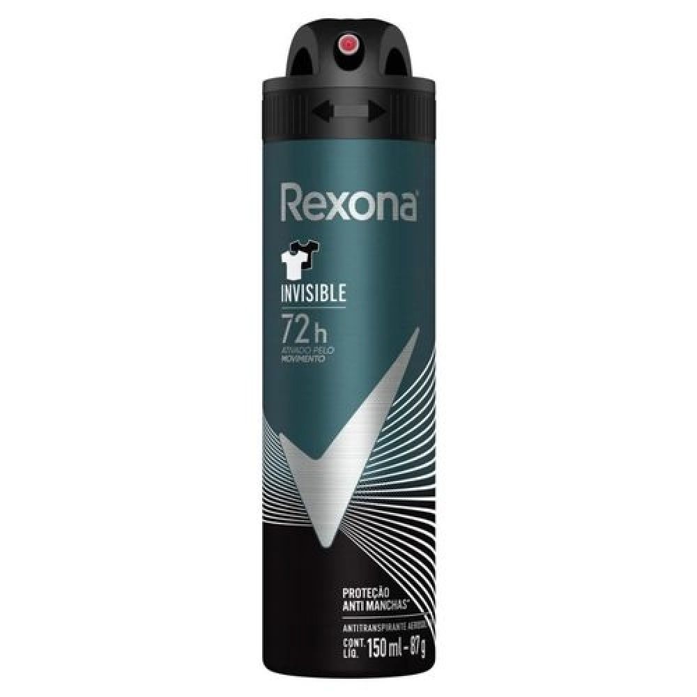[TESTE] Desodorante Masculino Rexona Motionsense Invisible Aerosol 150mL