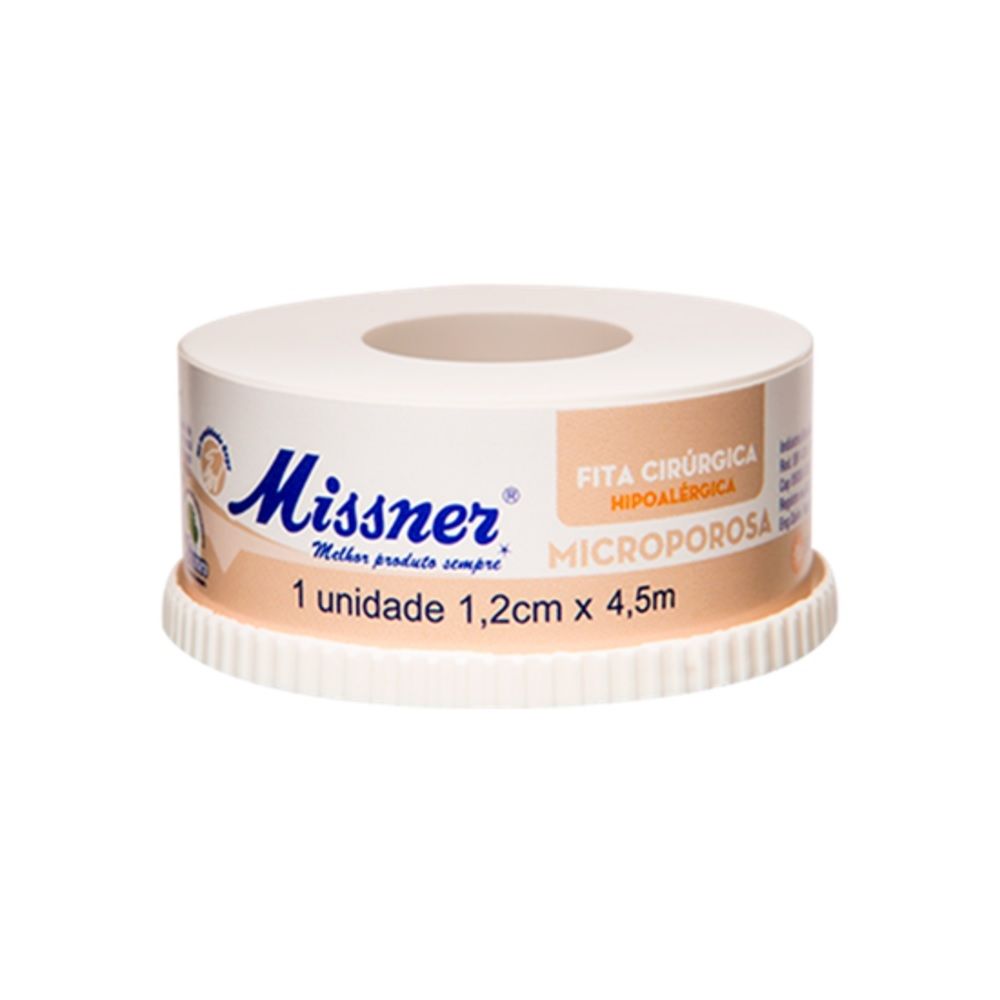 [TESTE] Fita Cirúrgica Missner Microporosa Bege 1,2Cm X 4,5M