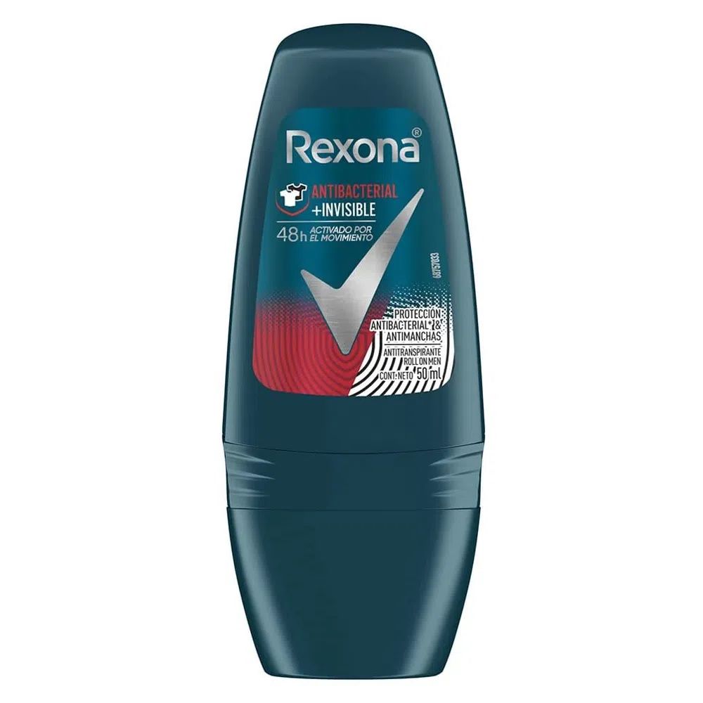 [TESTE] Desodorante Masculino Rexona Motionsense Antibacterial Invisible Roll-On 50mL