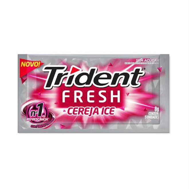 [TESTE] Chiclete Trident Fresh Cereja Ice 5 Unidades