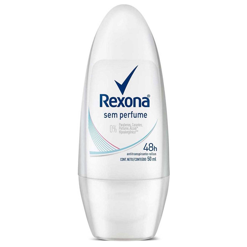 [TESTE] Desodorante Feminino Rexona Motionsense Sem Perfume Roll-On 50mL