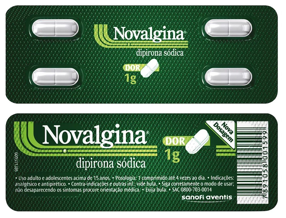 [TESTE] Novalgina 1G Blíster Com 4 Comprimidos