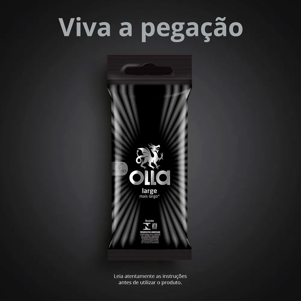 [TESTE] Preservativo Olla Large Com 6 Unidades