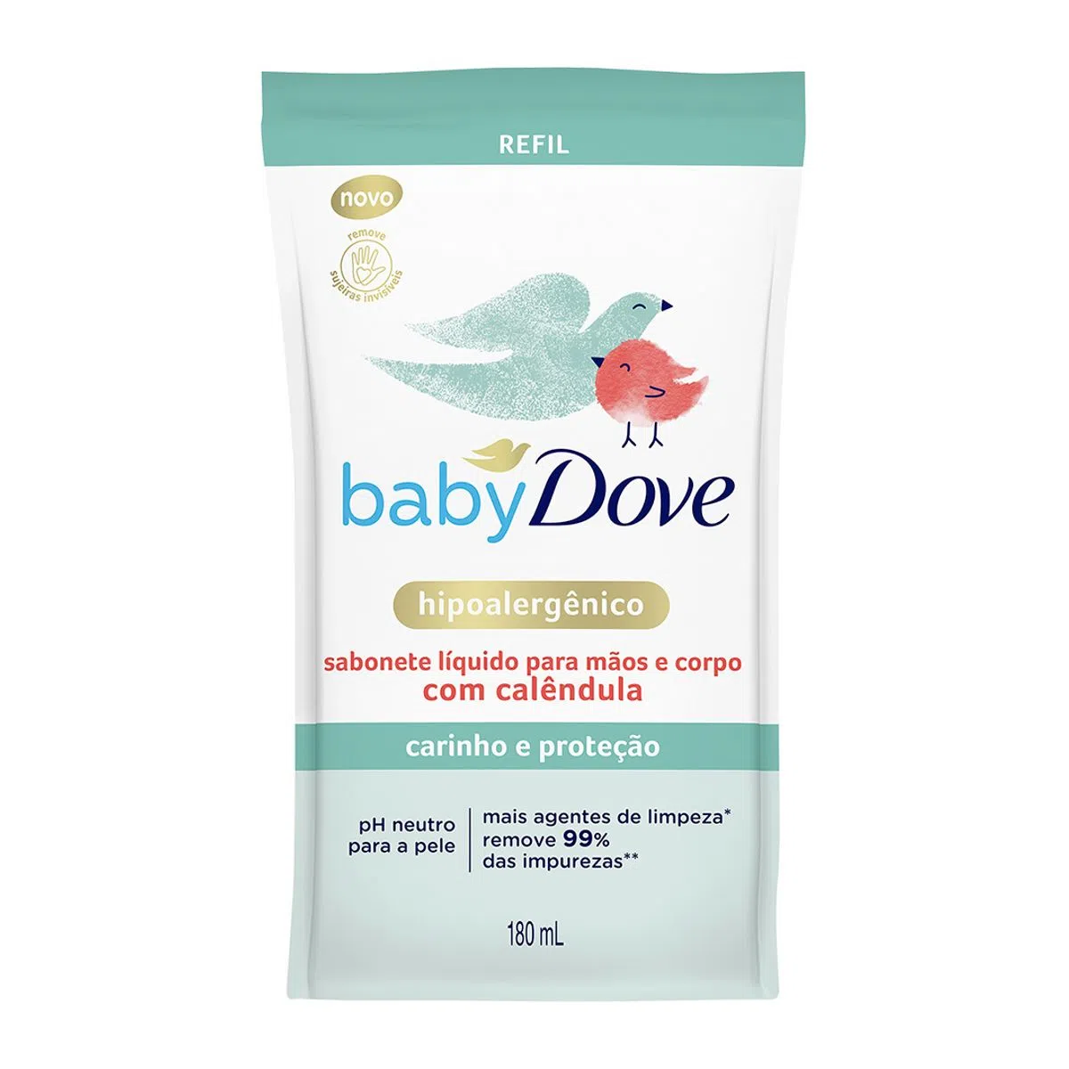 [TESTE] Sabonete Baby Dove Hidratação Sensível Refil Líquido 180mL