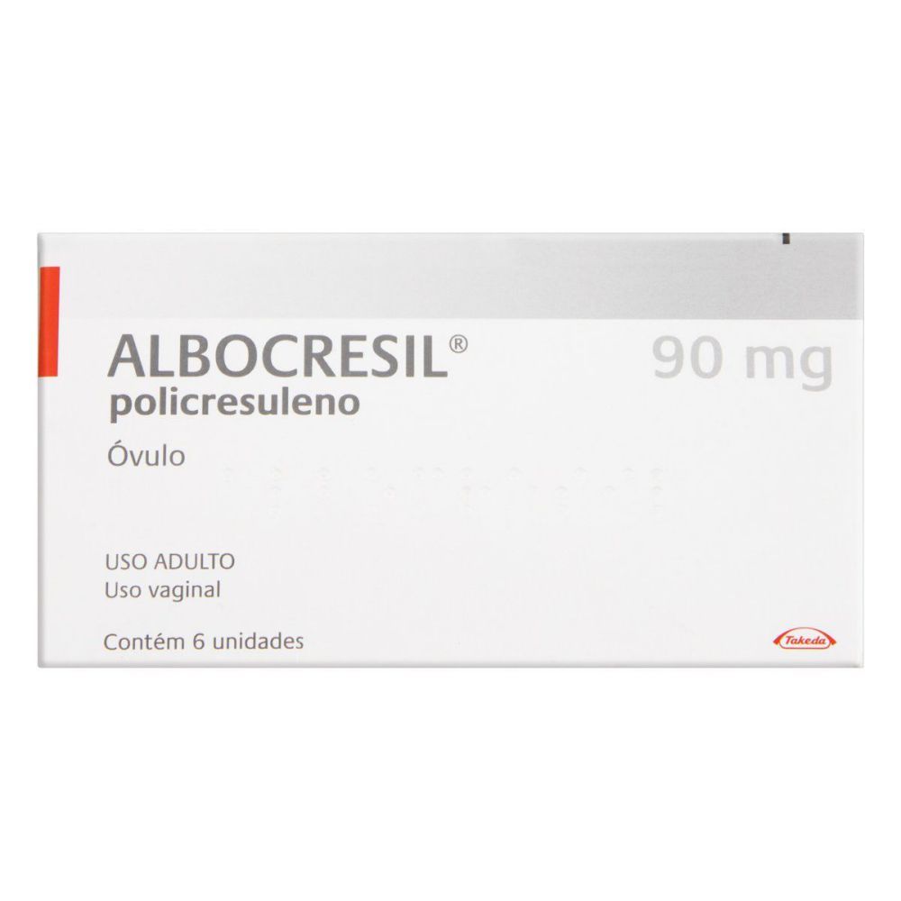 [TESTE] Albocresil 90Mg Caixa Com 6 Óvulos Ginecológico