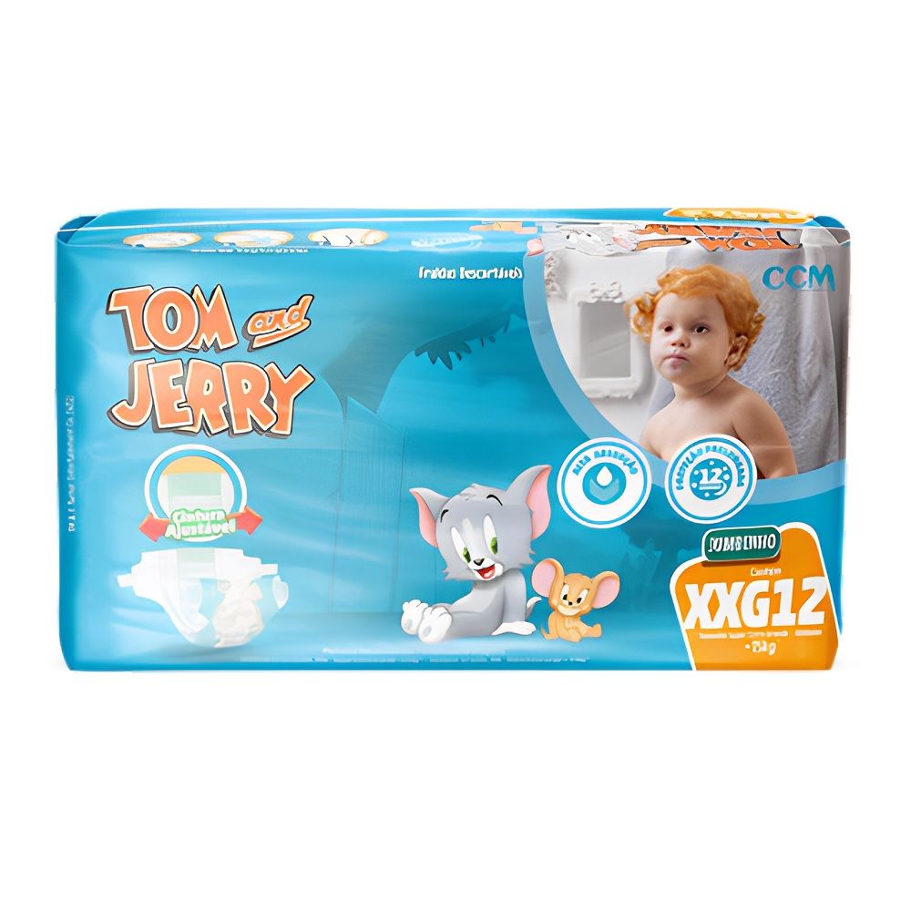 [TESTE] Fralda Tom E Jerry Jumbinho Xxg Com 12
