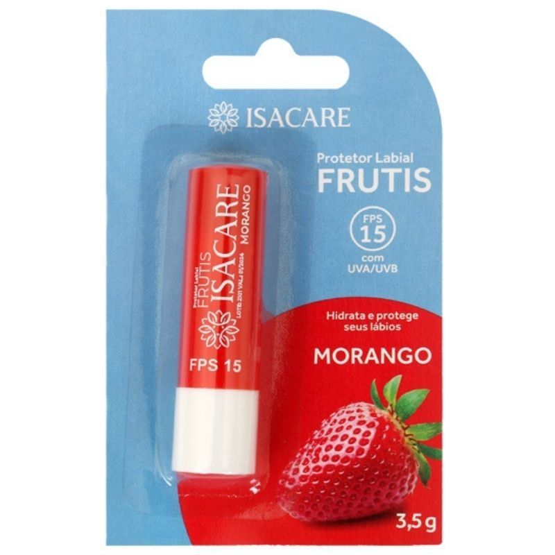 [TESTE] Protetor Labial Isacare Fps 15 Morango 3,5G