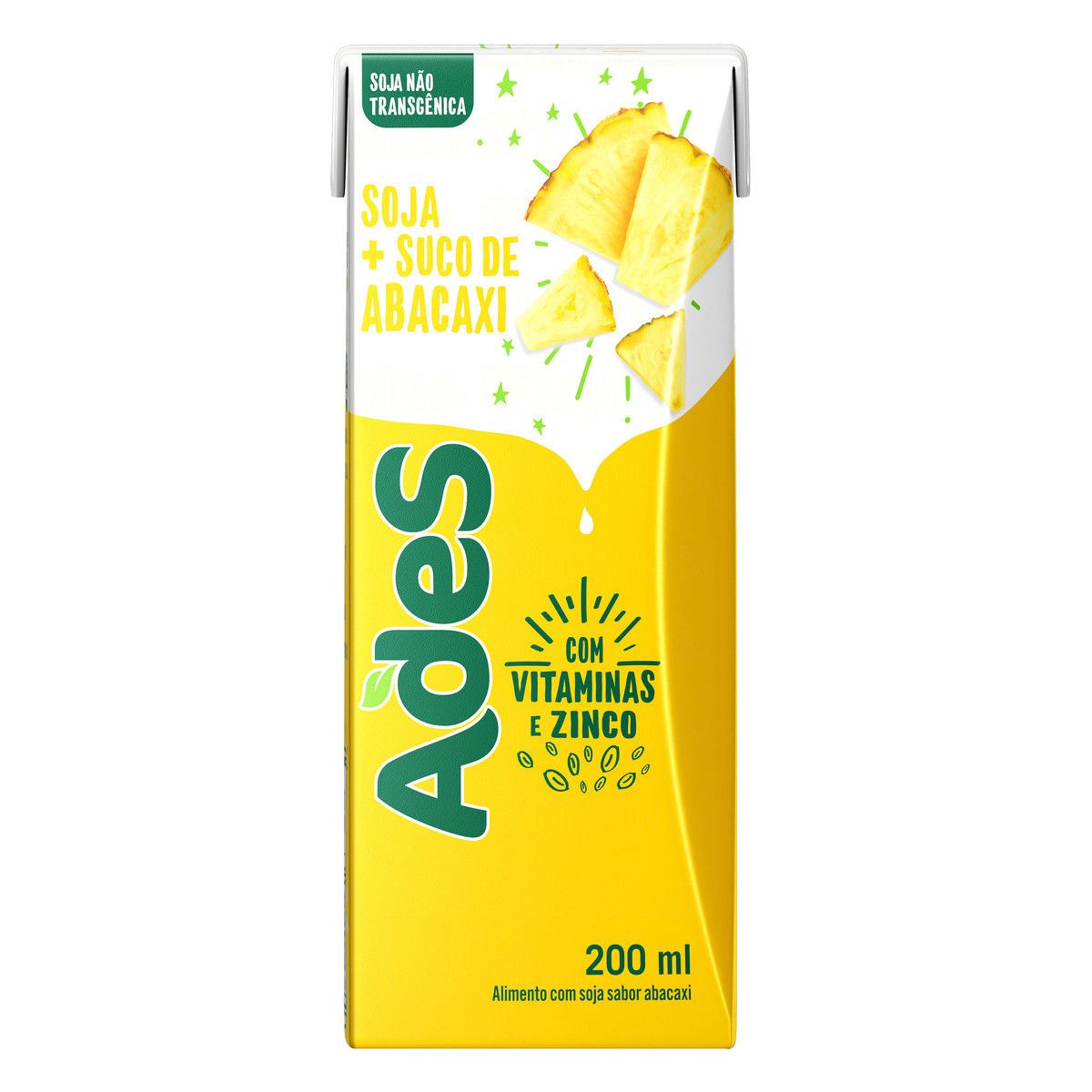 [TESTE] Soja+Suco De Abacaxi Ades 200mL Un