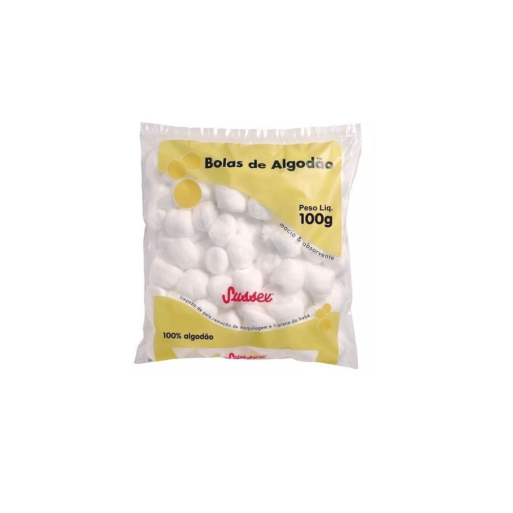 [TESTE] Algodão Bola 100Gr Sussex Un