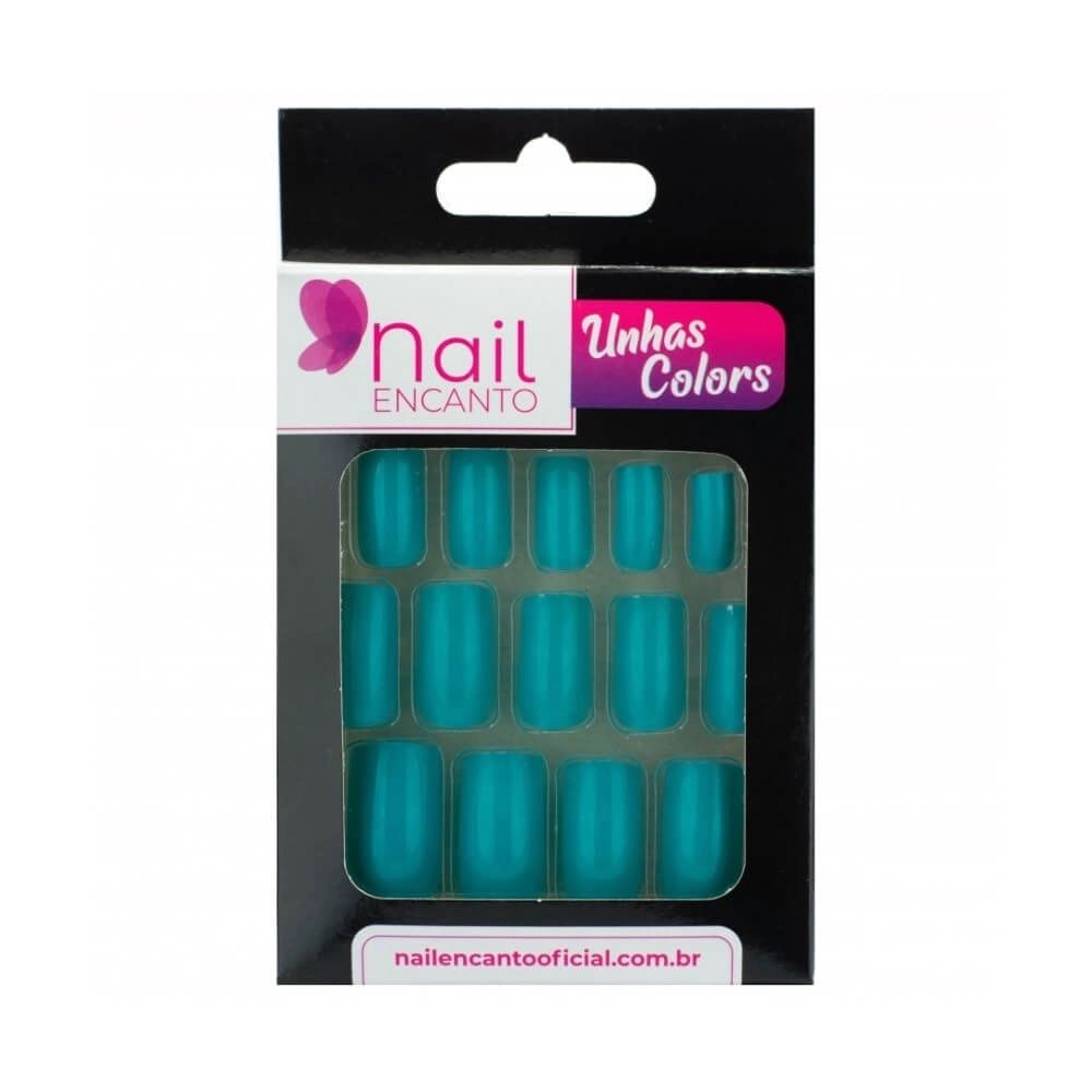 [TESTE] Unha Postiça Nail Encanto Longa Tiffany Com 28 Un