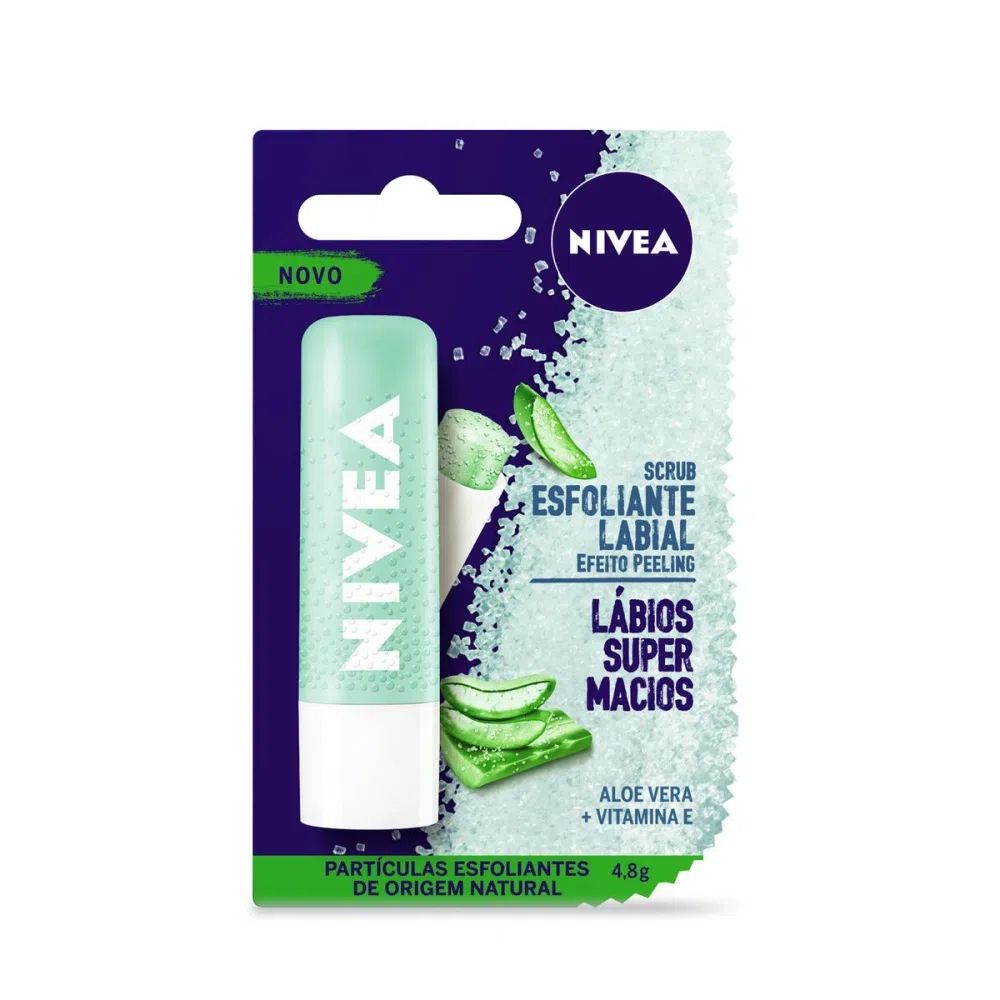 [TESTE] Protetor Labial Nivea Srub Efeito Esfoliante 4,8
