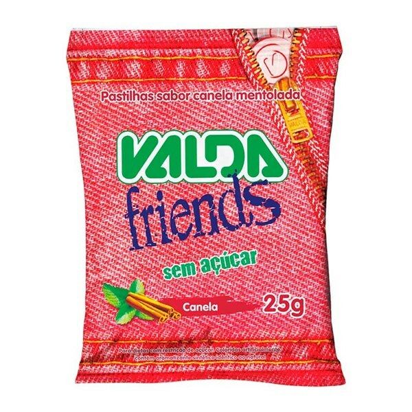 [TESTE] Valda Friends 25 G Past Sem Açucar Canela