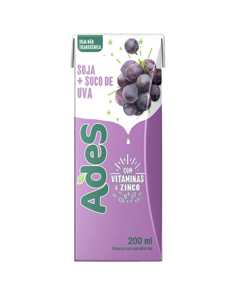 [TESTE] Soja+Suco De Uva Ades 200 mL