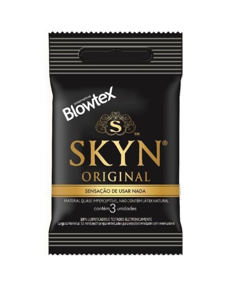 [TESTE] Preservativo Skyn 3 Unidades