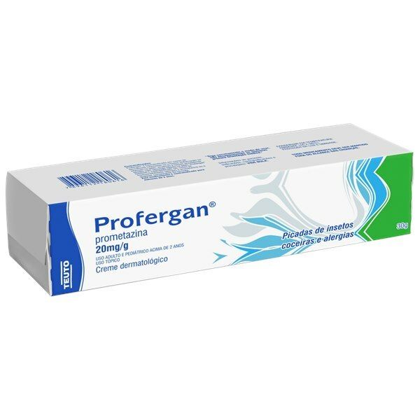 [TESTE] Profergan Creme 20Mg Caixa Com 1 Bisnaga Com 30G De Creme De Uso Dermatológico