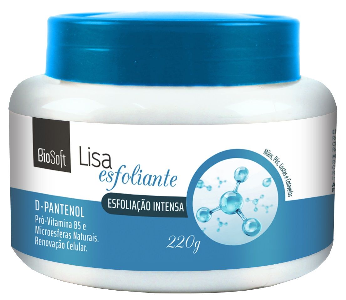 Creme Esfoliante Bio Soft 220G Corpo D-Pantenol