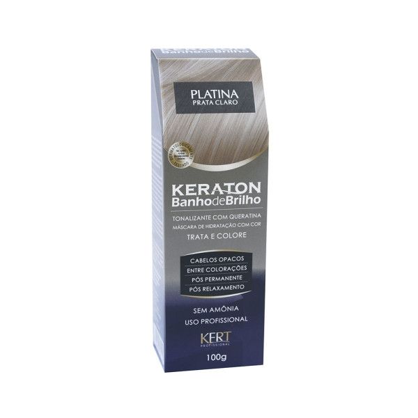[TESTE] Banho De Brilho, Keraton, Platina Prata Claro