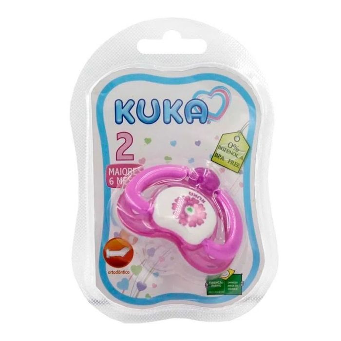 [TESTE] Chupeta Pituca R980Rs N2 Red Sil Branca Com Rosa