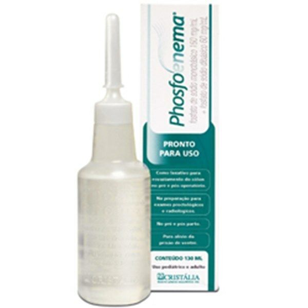 [TESTE] Phosfoenema 160Mg/mL + 60Mg/mL Caixa Com 1 Frasco Com 130mL De Solução De Uso Retal