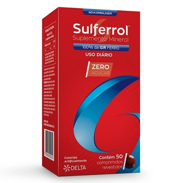 Sulferbel Comprimido 50Mg Caixa Com 50 Comprimidos Revestidos