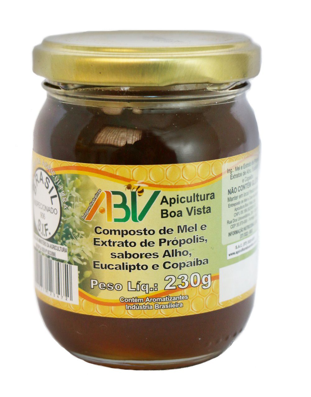 [TESTE] Composto De Mel 230G Mel/Própolis/Eucalip