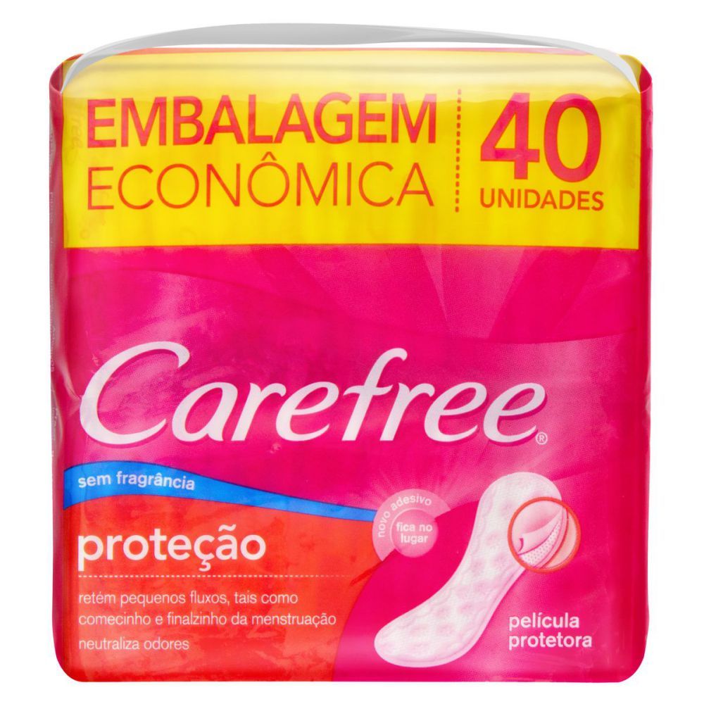 [TESTE] Absorvente Carefree Protetor Diaria Com 40 Neutralize Sem Perfume