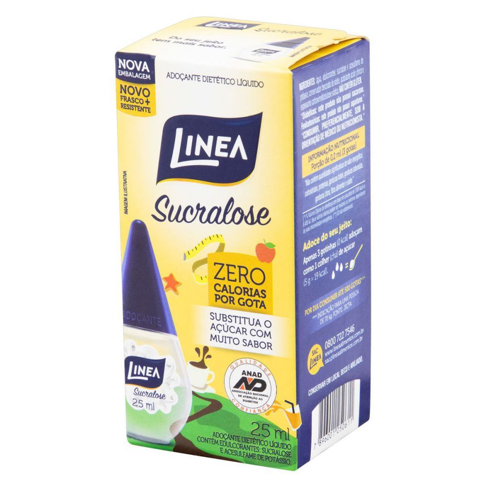 [TESTE] Adoçante Linea Sucralose Líquido 25mL