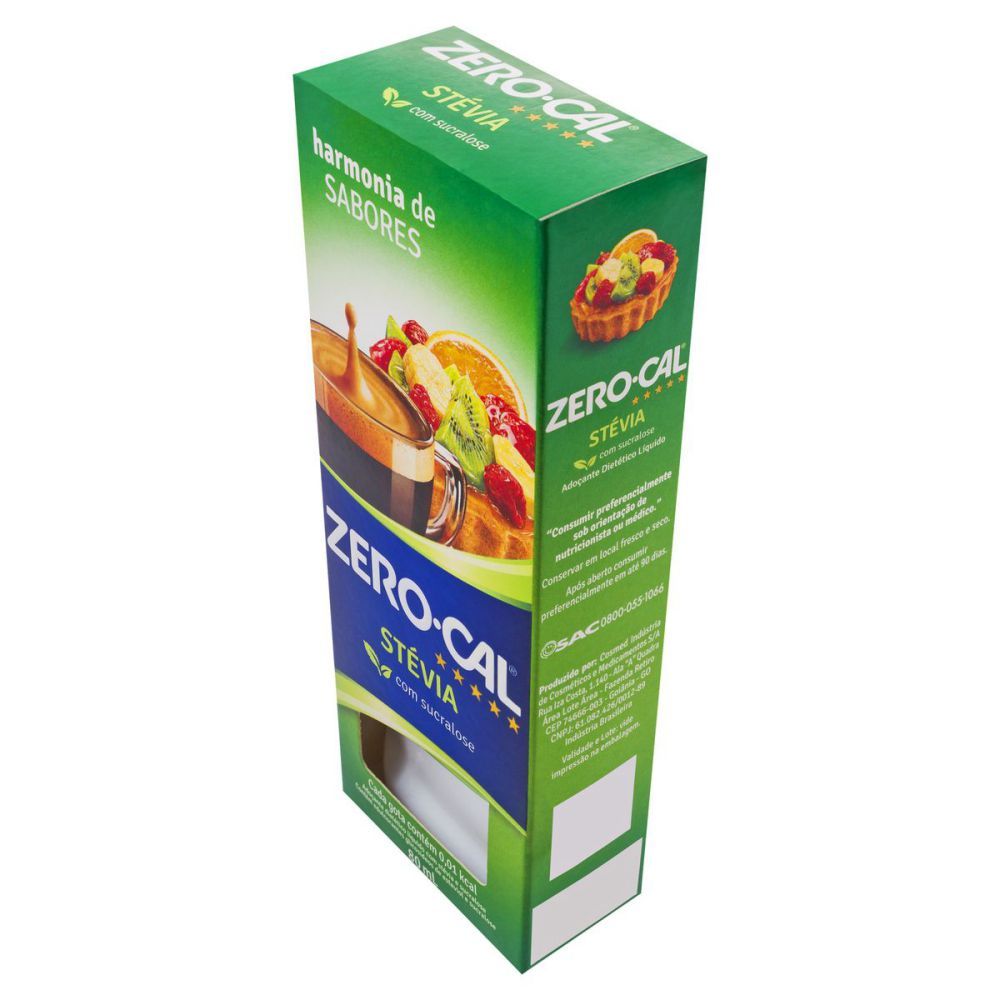 [TESTE] Adoçante Zero Cal 80 mL Stevia Com Sucralose