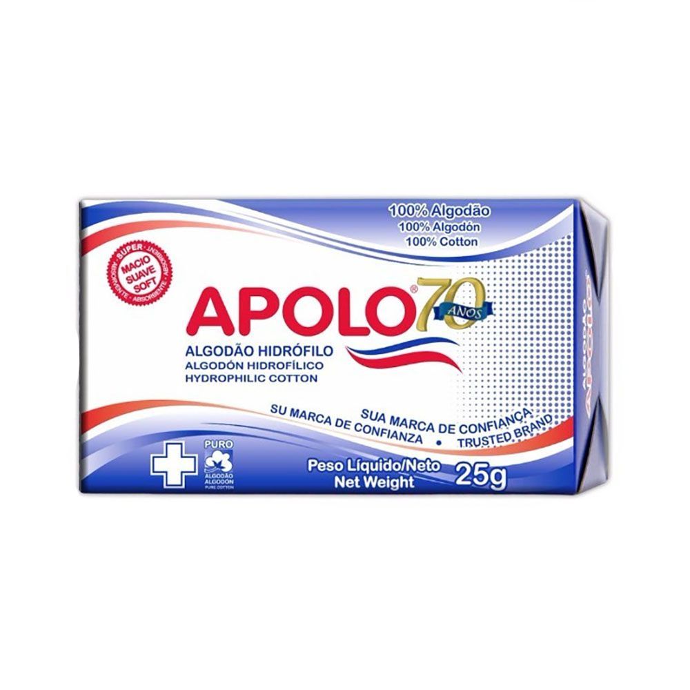 Caixa De Algodão Apolo 25G