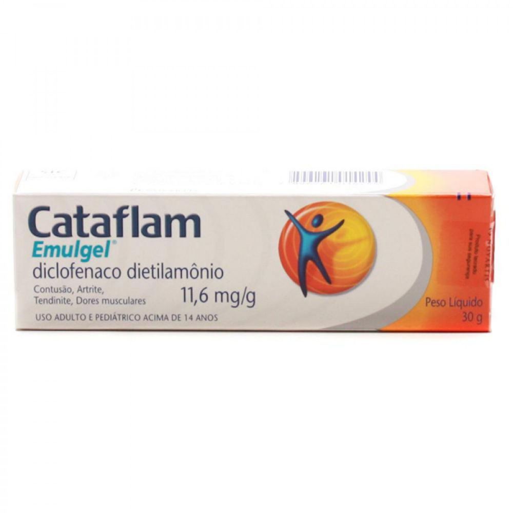 Cataflampro Emulgel 11,6Mg Caixa Com 1 Tubo Com 30G De Gel De Uso Dermatológico