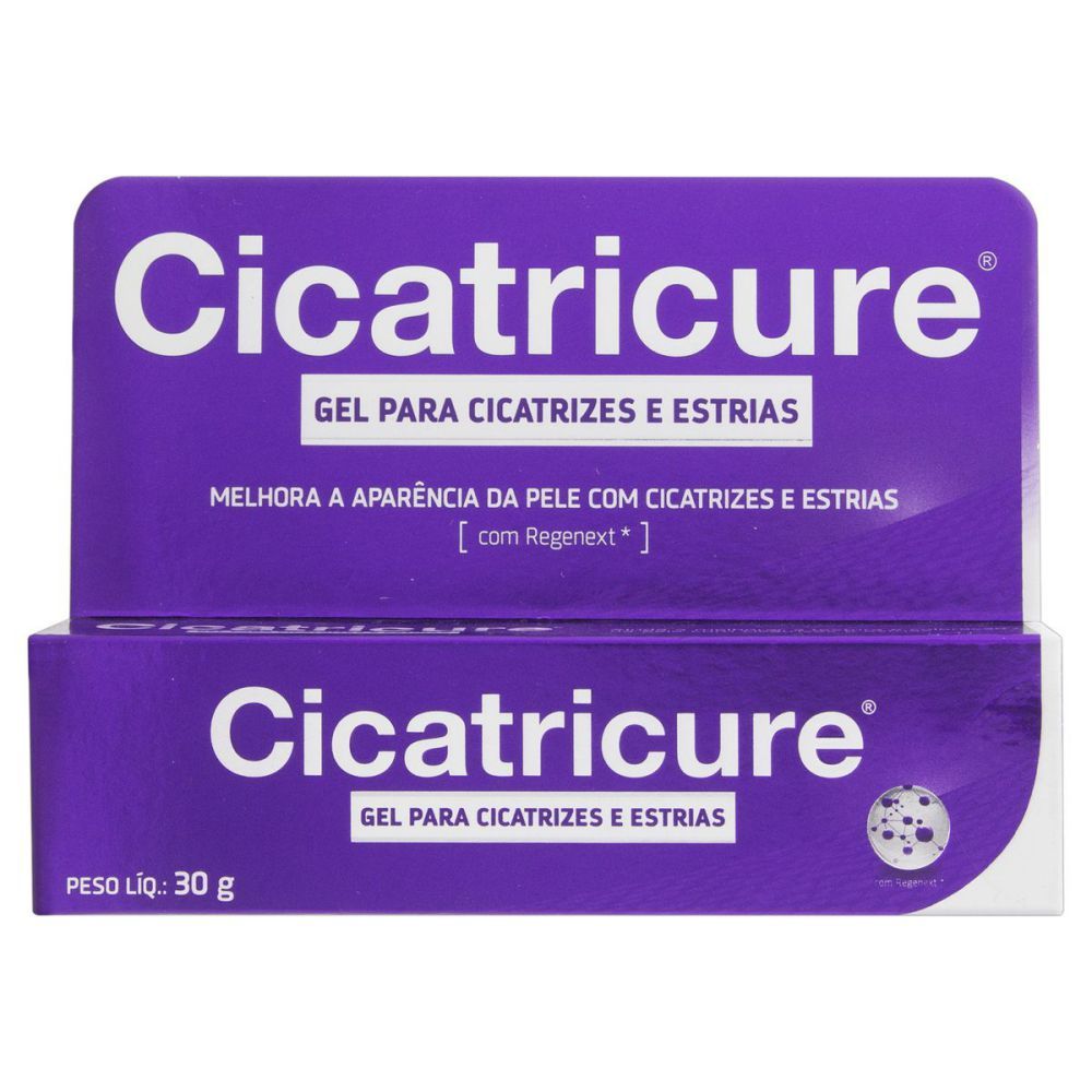 Gel Para Cicatrizes E Estrias Cicatricure Rosto E Corpo Com 30G