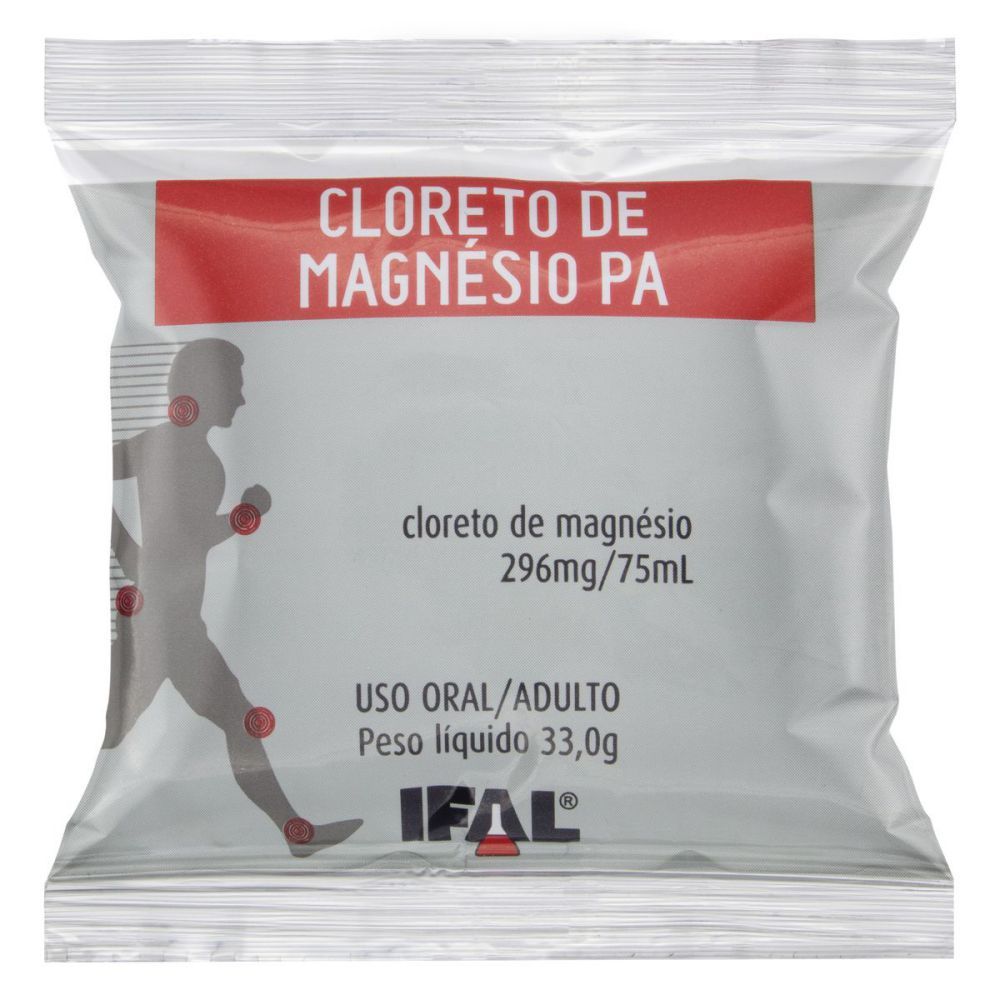 [TESTE] Cloreto De Magnésio P.A Ifal 296Mg75mL Sachê Com 33G De Pó Para Solução Oral