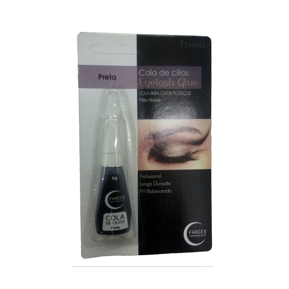 Cola Para Cílios Fhaces Preta 6G (C3102)