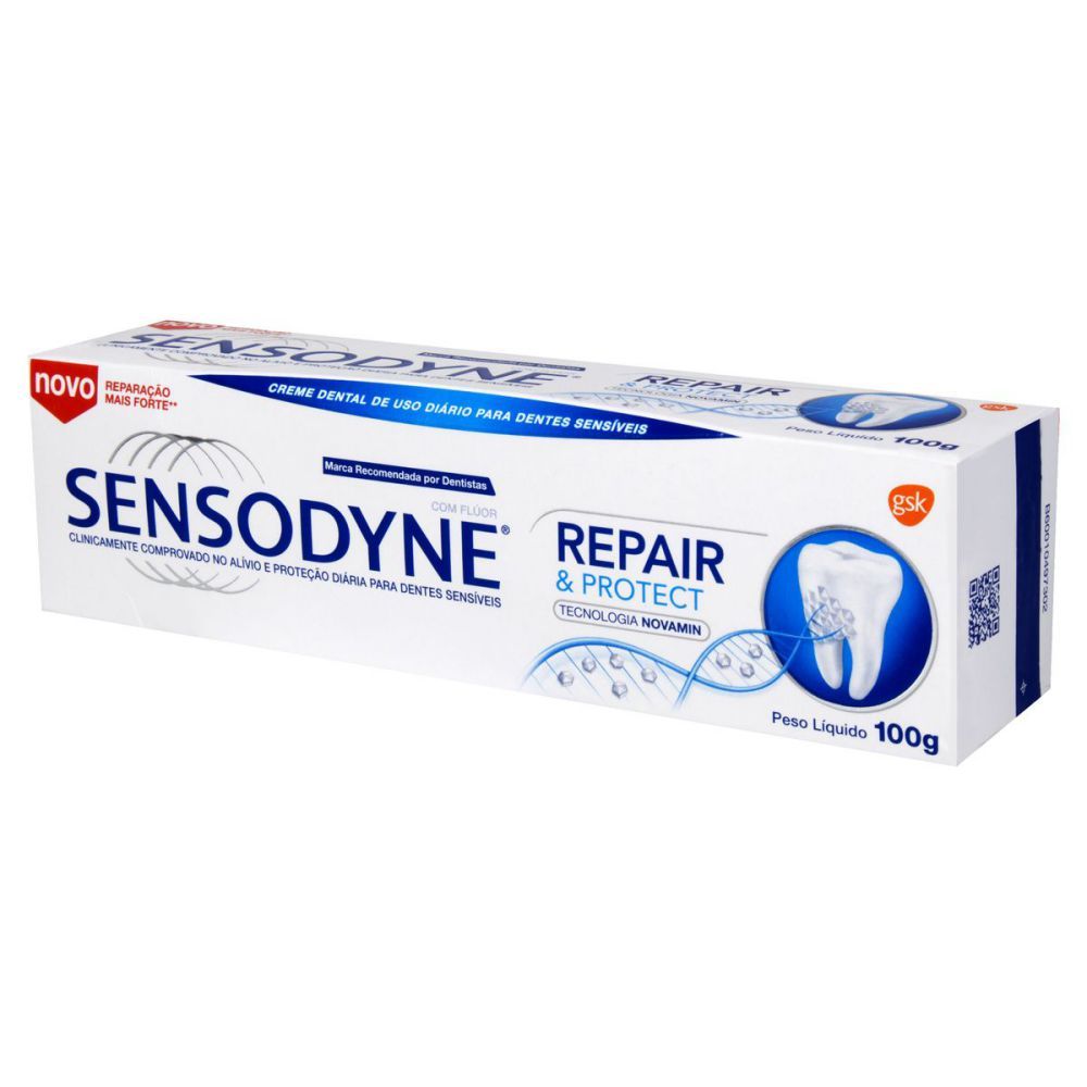 [TESTE] Creme Dental Repair & Protect Para Dentes Sensíveis Sensodyne 100G