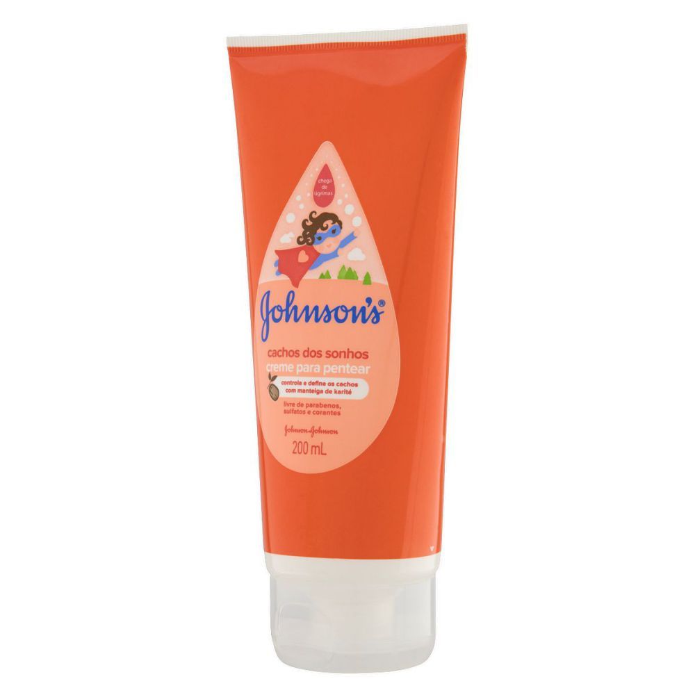 Creme Para Pentear Infantil Johnson'S Baby Cachos Dos Sonhos 200mL