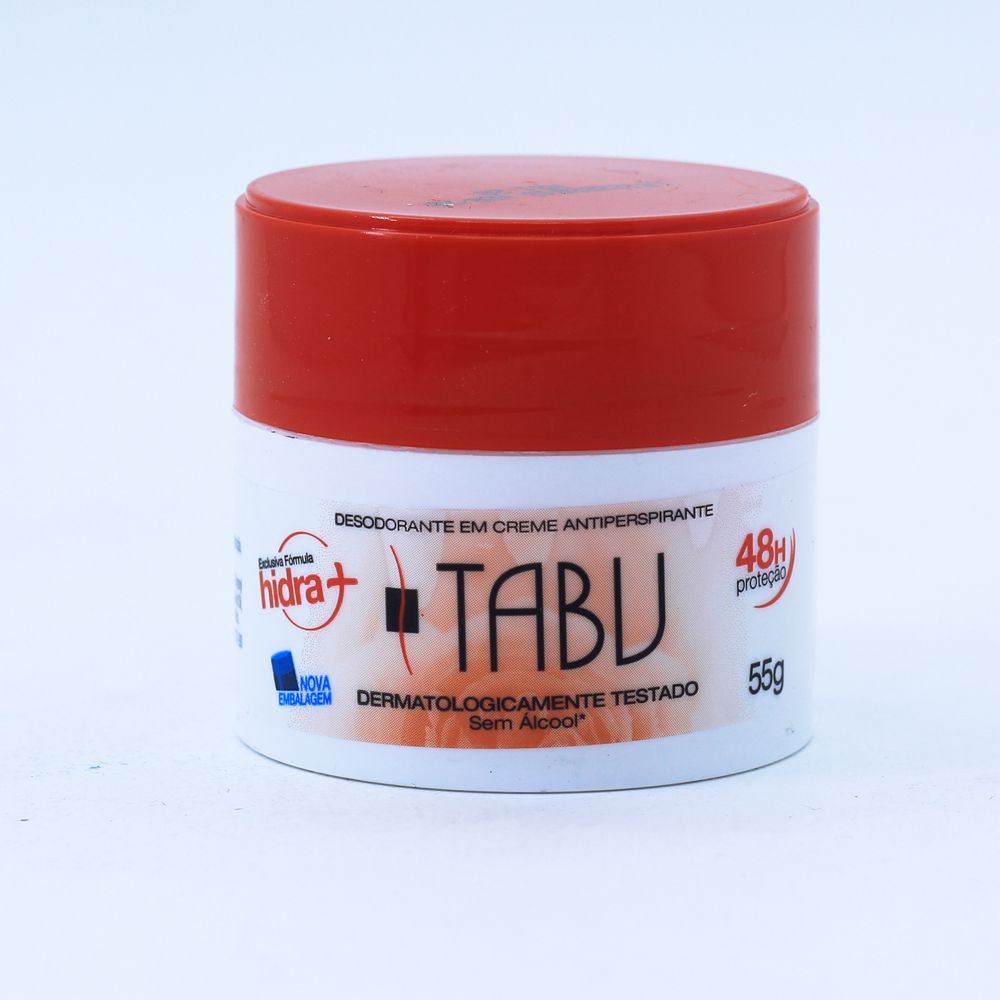 Desodorante Tabu Tradicional Creme 55G