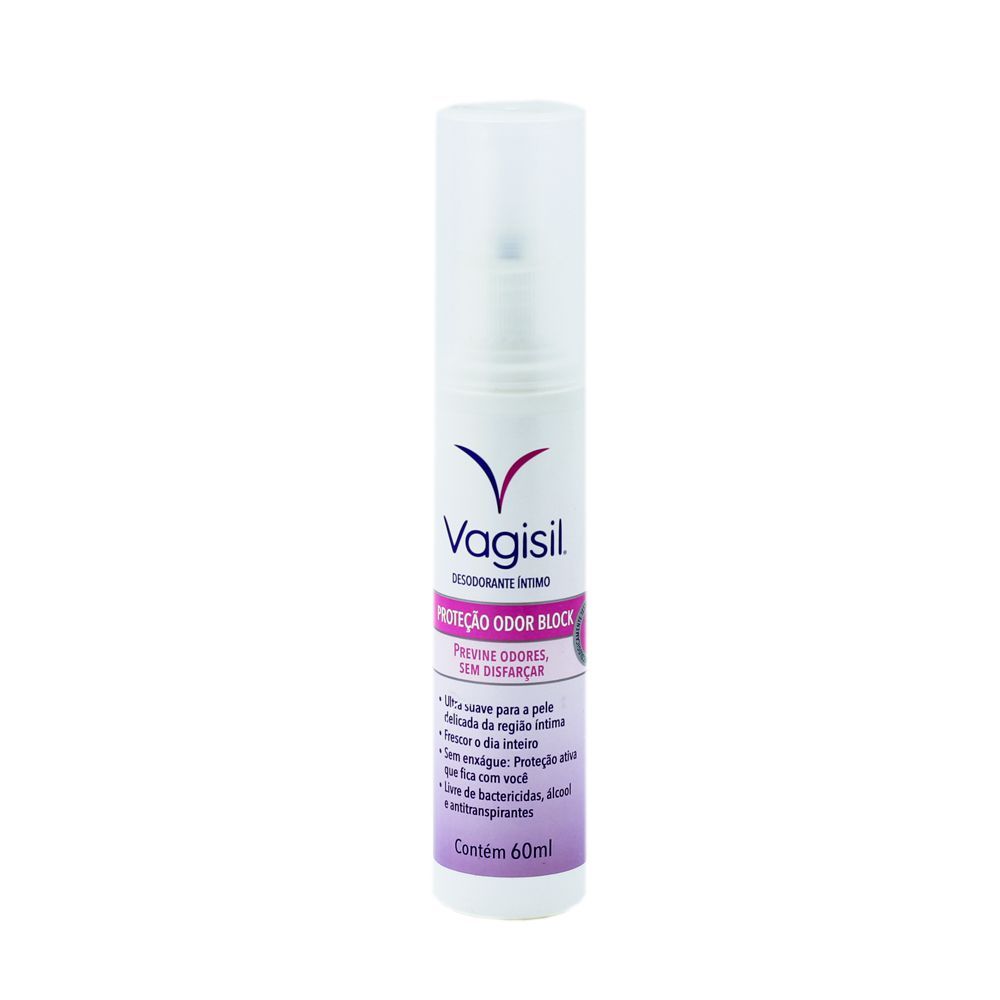 Desodorante Íntimo Em Spray Vagisil Bloqueador De Odor Com 60mL