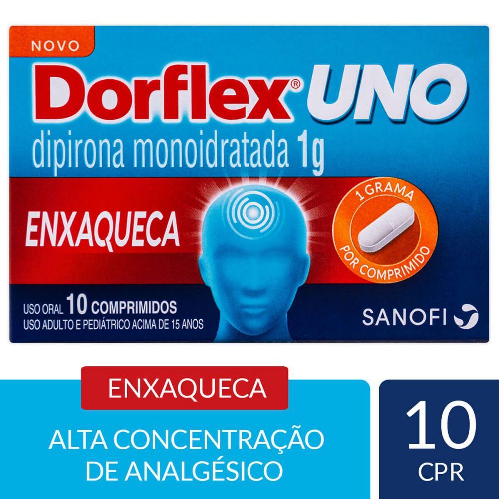 [TESTE] Dorflex Uno Enxaqueca 1G Com 10 Comprimidos