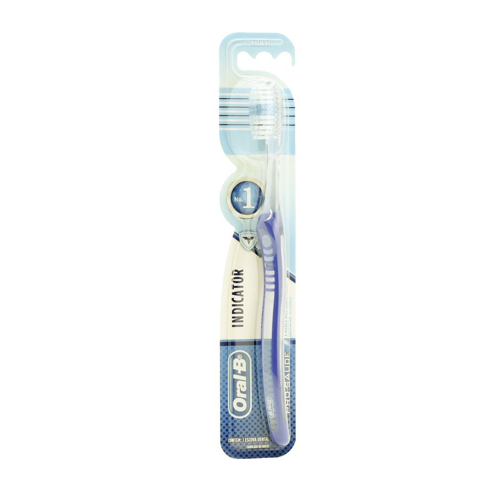 [TESTE] Escova Dental Oral-B Indicator Plus Nº 40 Macia 1 Unidade Sortido