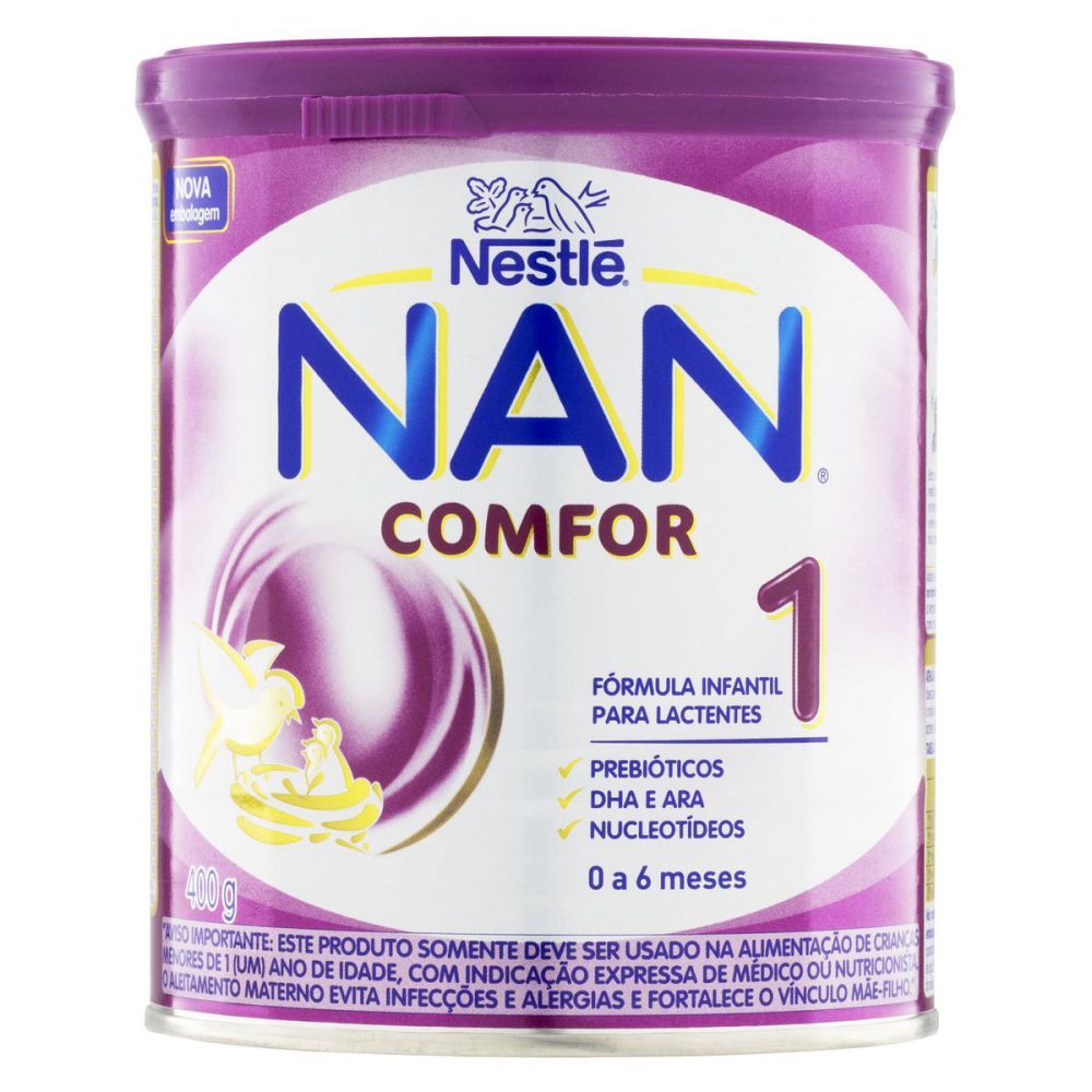 [TESTE] Fórmula Infantil Nan Comfor 1 Lata 400G