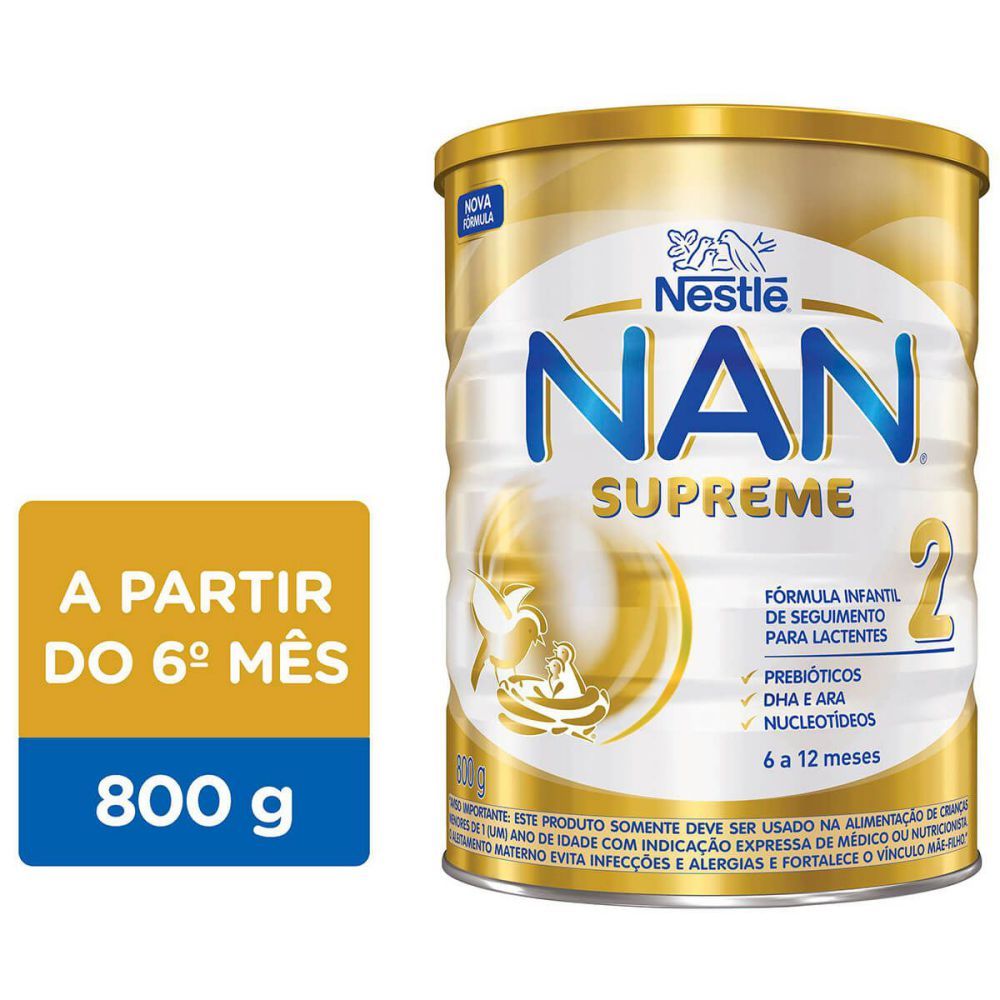 [TESTE] Fórmula Infantil Nan Supreme 2 Lata 800G