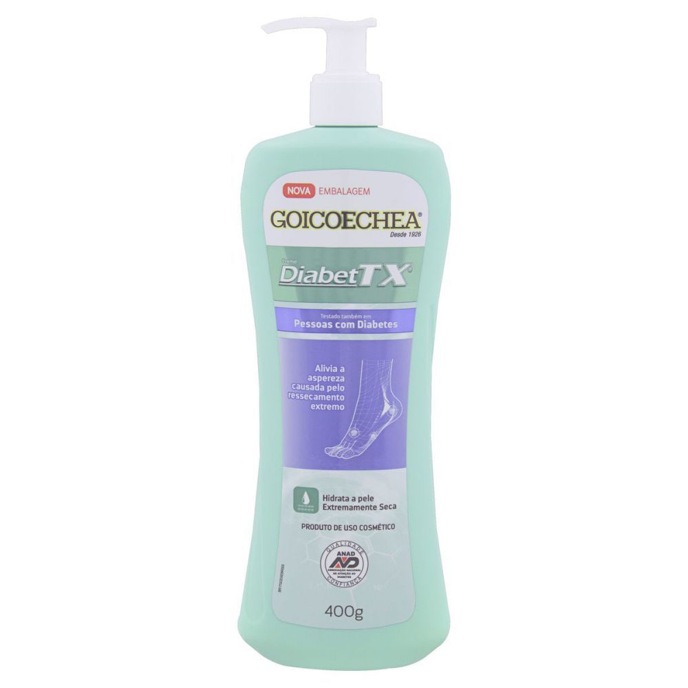 [TESTE] Creme Hidratante Goicoechea Diabettx Pele Seca A Extrasseca Com 400G