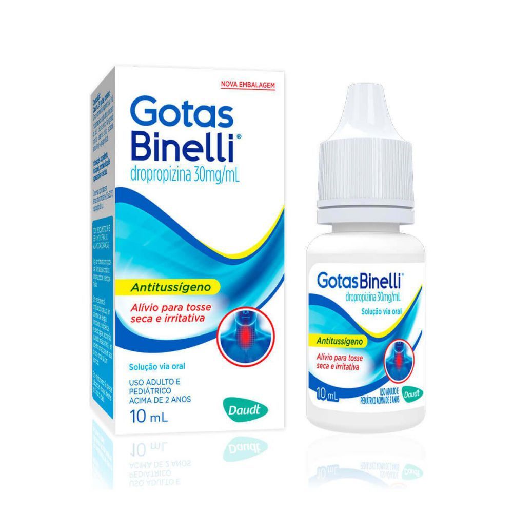 [TESTE] Gotas Binelli 30Mg/mL Caixa Com 1 Frasco Gotejador Com 10mL De Solução De Uso Oral