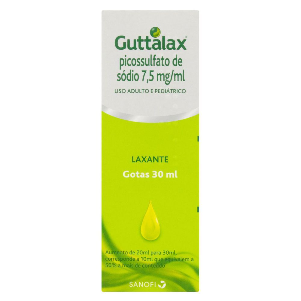 [TESTE] Guttalax 7,5Mg/mL Caixa Com 1 Frasco Gotejador Com 30mL De Solução De Uso Oral