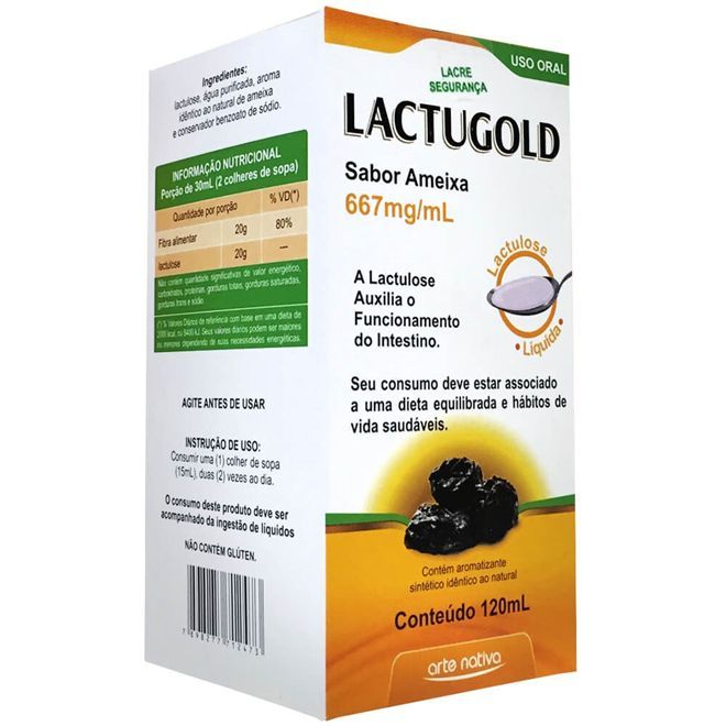 Lactugold Arte Nativa Ameixa 667Mg/mL 120mL
