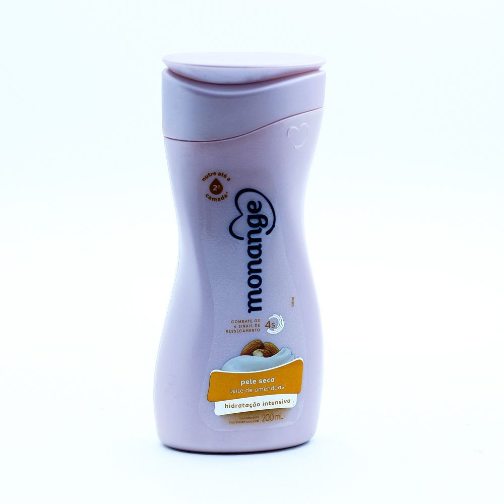 [TESTE] Hidratante Corporal Monange Hidratação Intensiva Leite De Amêndoas 200mL