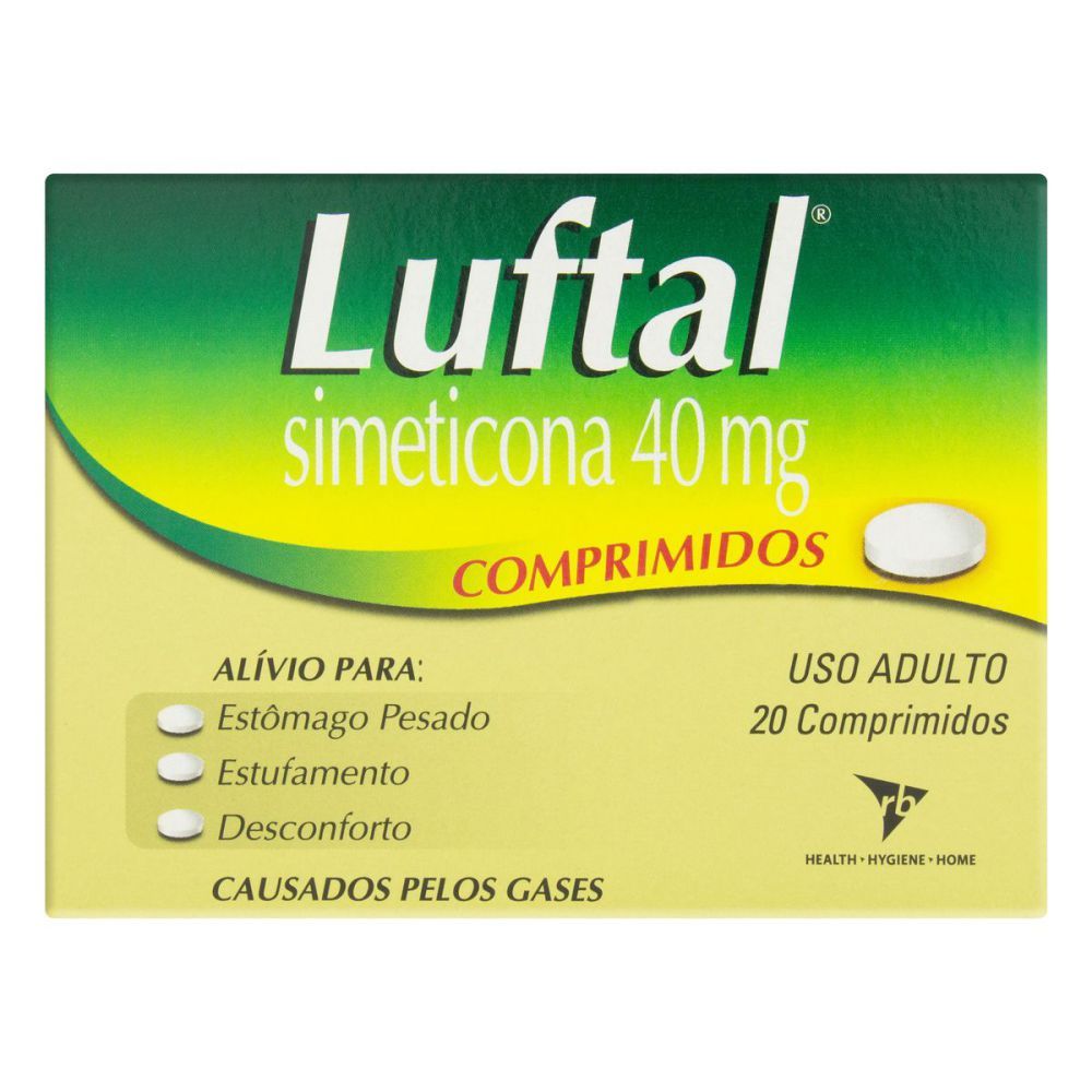 Luftal 40Mg Caixa Com 20 Comprimidos